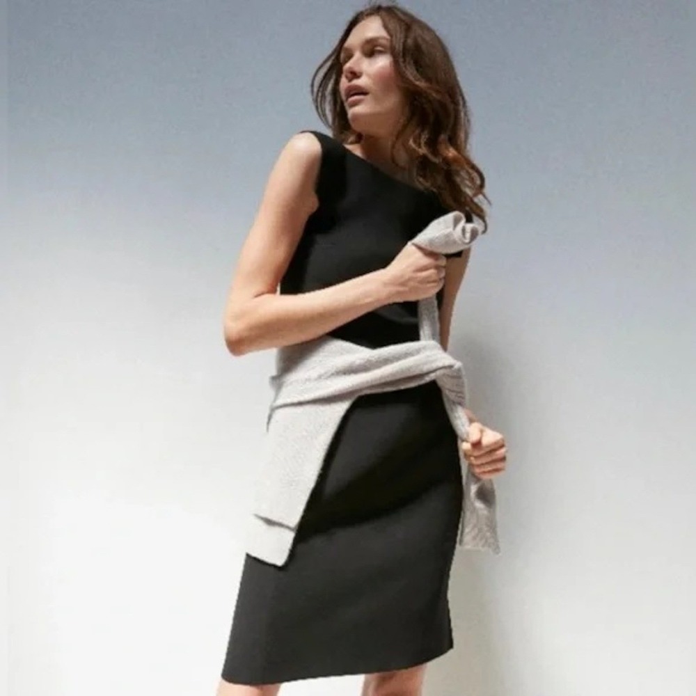 M.M.LaFleur Black Sarah Dress 7.0 $195 Size 16